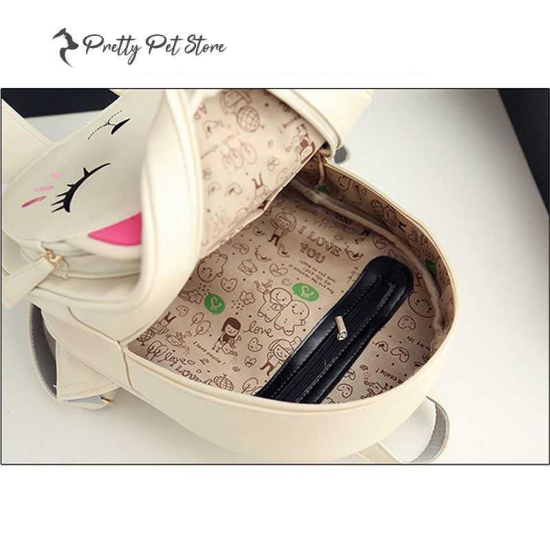 Women's Cute Cat Backpack Bags & Wallets For Pet Fans 