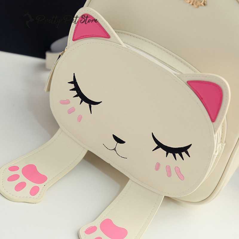 Women's Cute Cat Backpack Bags & Wallets For Pet Fans 