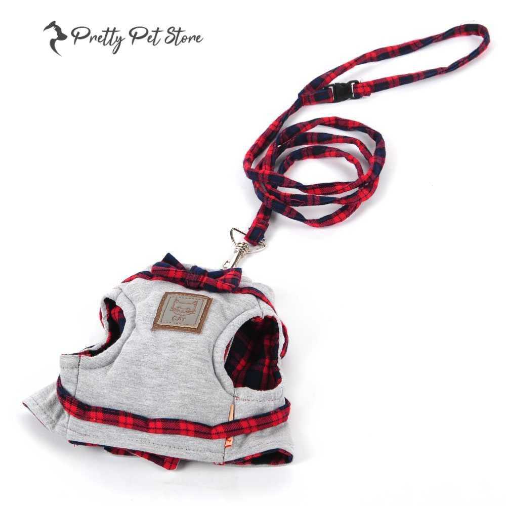 Elegant Cotton Harnesses For Cats Cats Collars, Harnesses & Leashes 